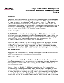 ISL72991RH SEE Test Report