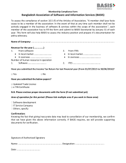 the Compliance Form