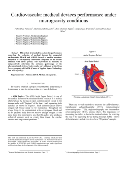 Cardiovascular medical devices performance under