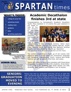 Academic Decathalon finishes 3rd at state