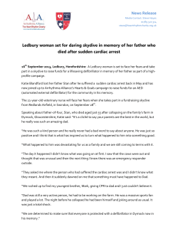 16 September 2013 - Heart Rhythm Alliance