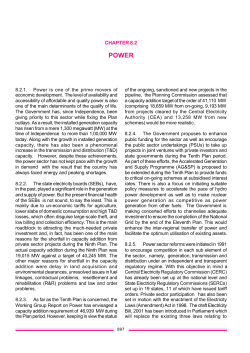 Power sector - of Planning Commission