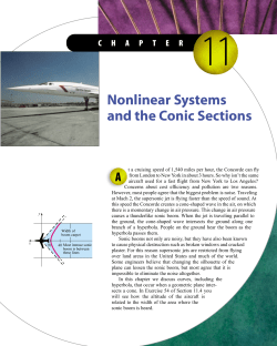Nonlinear Systems and the Conic Sections