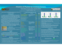 Adoption of Phytase by Livestock Farmers