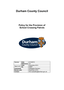 PDF, 184kb - Durham County Council