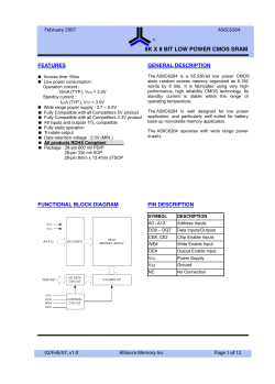 8k x 8 bit low power cmos sram
