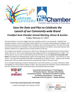 Save the Date and Plan to Celebrate the Launch of our Community