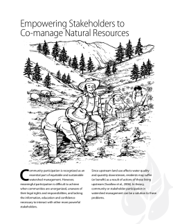 Empowering Stakeholders to Co