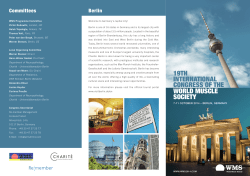 19th international congress of the world muscle society