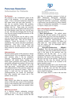 Pancreas Resection - Dr. Michael Crawford
