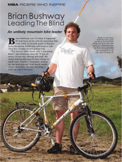 An unlikely mountain bike leader