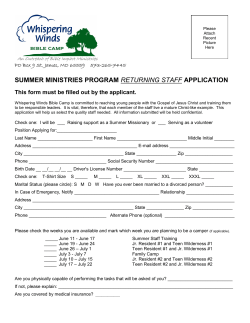 Returning Staff Application PDF
