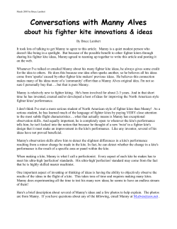 Conversations with Manny Alves about his fighter