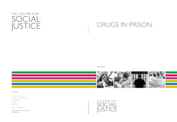 drugs in prison - The Centre for Social Justice