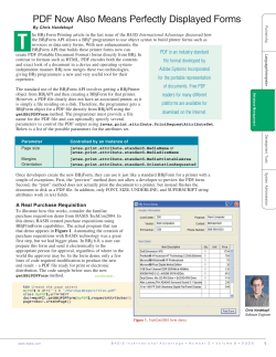 PDF Now Also Means Perfectly Displayed Forms