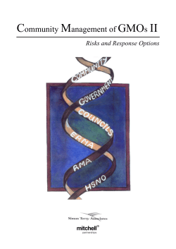 Community Management of GMOs II