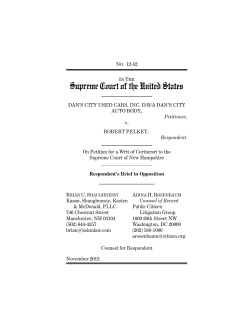 Brief in Opposition