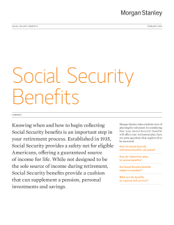 An Overview of Social Security Benefits