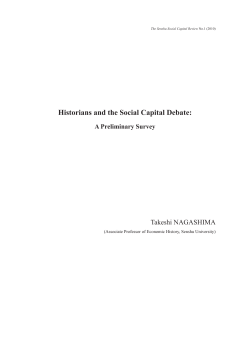 07. Historians and the Social Capital Debate