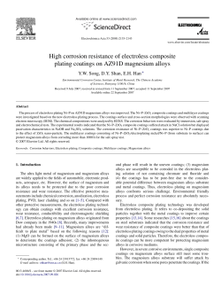 High corrosion resistance of electroless composite plating coatings