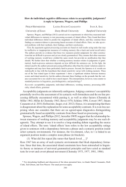 How do individual cognitive differences relate to acceptability