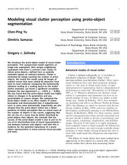Modeling visual clutter perception using proto