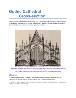 Gothic Cathedral Cross