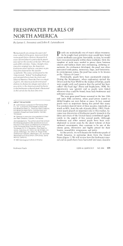 Freshwater Pearls of North America