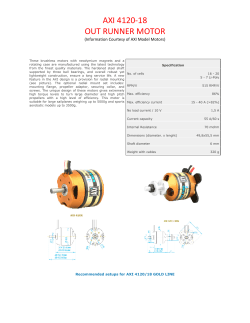 axi 4120-18 out runner motor