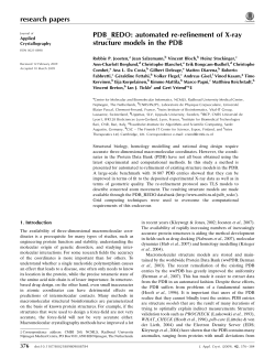 PDB_REDO: automated re-refinement of X
