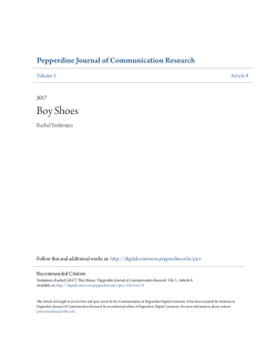 Boy Shoes - Pepperdine Digital Commons