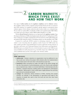 2 carbon markets &ndash; which types exist and how they work