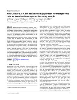 MetaCluster 5.0: A two-round binning approach for