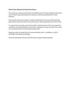 School Trips - Bennett Memorial Diocesan School