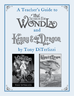 A Teacher`s Guide to by Tony DiTerlizzi and