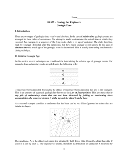 Geologic Time Lab 2 - Faculty Server Contact