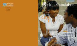 Boston Foundation 2008 Annual Report
