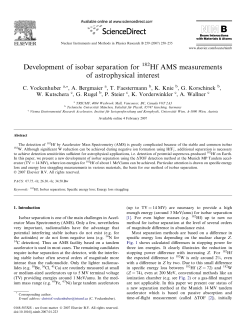Development of isobar separation for Hf AMS