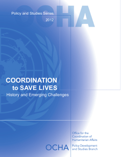 Coordination to Save Lives - Sign In