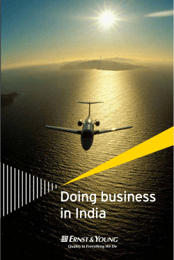 Doing business in India - Embassy of India, Rabat