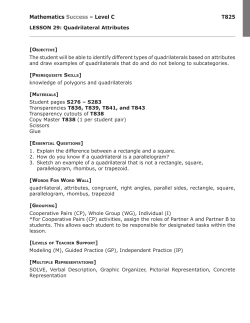 Lesson Notes - For Teachers