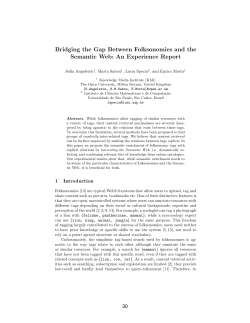 Bridging the Gap Between Folksonomies and the Semantic Web: An