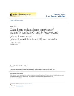 Guanidinato and amidinato complexes of iridium(I)