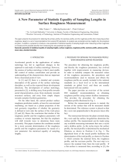 A New Parameter of Statistic Equality of Sampling Lengths in