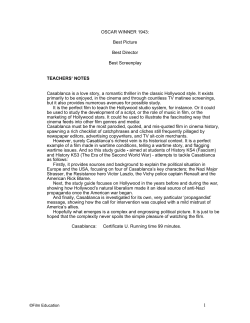 TEACHERS` NOTES - Sir Wilfrid Laurier School Board