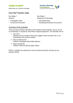 Teacher notes including activity sheets