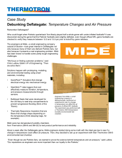 Debunking Deflategate: Temperature Changes and Air Pressure