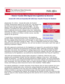 Historic Transfer Bills Signed Into Legislation by Governor