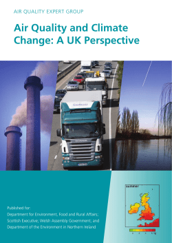 Air Quality and Climate Change: A UK Perspective