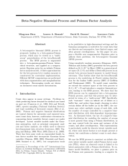 Beta-Negative Binomial Process and Poisson Factor